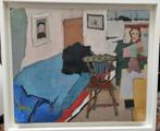 Jacques Schrage 2 schilderijen olieverf op plaat 50 x 60 cm, Verzenden