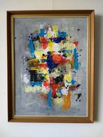 Schilderij  vrolijk kleurrijk. Abstract, Ophalen of Verzenden, Nieuw, Schilderij, 50 tot 75 cm