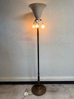 Vintage Messing Gispen Stijl Vloerlamp, Huis en Inrichting, Lampen | Vloerlampen, Ophalen, Gebruikt, Vintage, ?