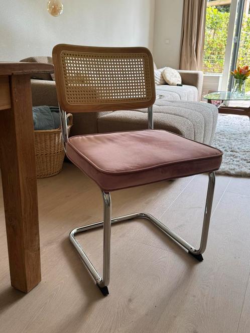 4 x rotan stoelen – kick collection, Huis en Inrichting, Stoelen, Zo goed als nieuw, Vier, Metaal, Riet of Rotan, Stof, Overige kleuren
