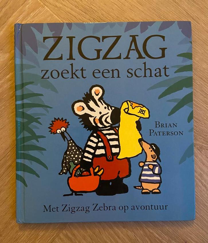 Prentenboek - Zigzag zoekt een schat, Boeken, Prentenboeken en Plaatjesalbums, Gelezen, Prentenboek, Ophalen of Verzenden