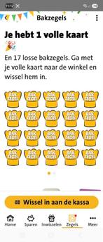 Jumbo bakzegels digitaal, Hobby en Vrije tijd, Spaarzegeltjes, Ophalen, Winkel, Super of Benzinepomp, Volle spaarkaart