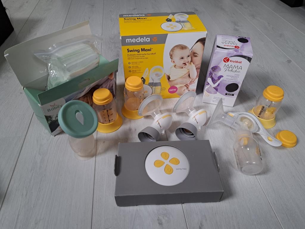 Medela Swing Maxi Kolfset + Handkolf + Koalaa + Melkzakjes, Ophalen of Verzenden, Gebruikt, Borstkolf