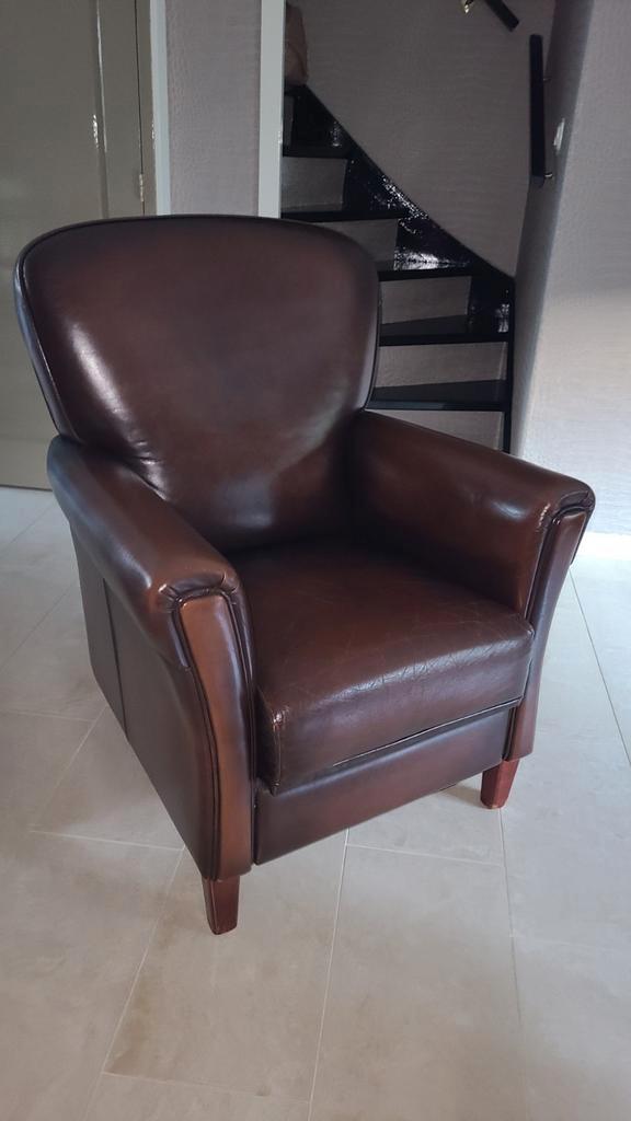 Zeer robuuste relax fauteuil, Huis en Inrichting, Fauteuils, Zo goed als nieuw, 50 tot 75 cm, Ophalen