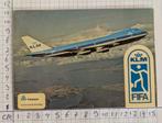 KLM sticker/aanzicht kaart, Ophalen of Verzenden, Zo goed als nieuw, Kaart, Foto of Prent