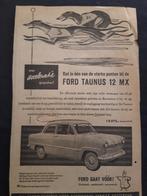 originele advertentie Ford Taunus 12 MX uit 1955, Ophalen of Verzenden, Zo goed als nieuw, Auto's