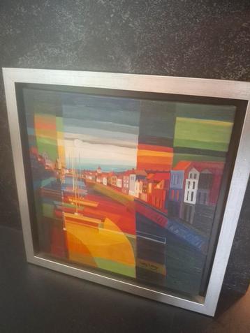 Lony Wing Schilderij - Rotterdam delfshaven beschikbaar voor biedingen