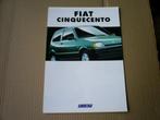 Fiat Cinquecento 1 / 1994 8 pag. Duits, Verzenden, Zo goed als nieuw, Overige merken