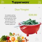 Tupperware Duo Vergiet, Nieuw, Overige typen, Ophalen of Verzenden, Rood