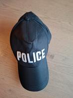 Zwarte Politie Pet Carnaval opdruk " police ", Ophalen of Verzenden, Nieuw, Carnaval