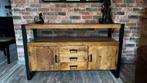 Mango Houten Dressoir - Zo Goed Als Nieuw!, Ophalen, 100 tot 150 cm, Zo goed als nieuw, Met lade(s)