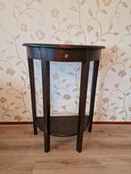 Halve maan consloe tafel vintage antiek, Ophalen, Gebruikt