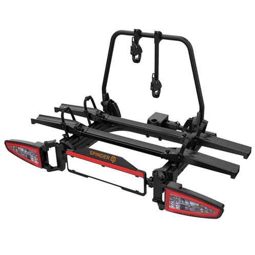 Spinder SC2 fietsendrager - Voor 2 fietsen - Camper Busjes, Auto diversen, Fietsendragers, Nieuw, Trekhaakdrager, 2 fietsen, Brede banden