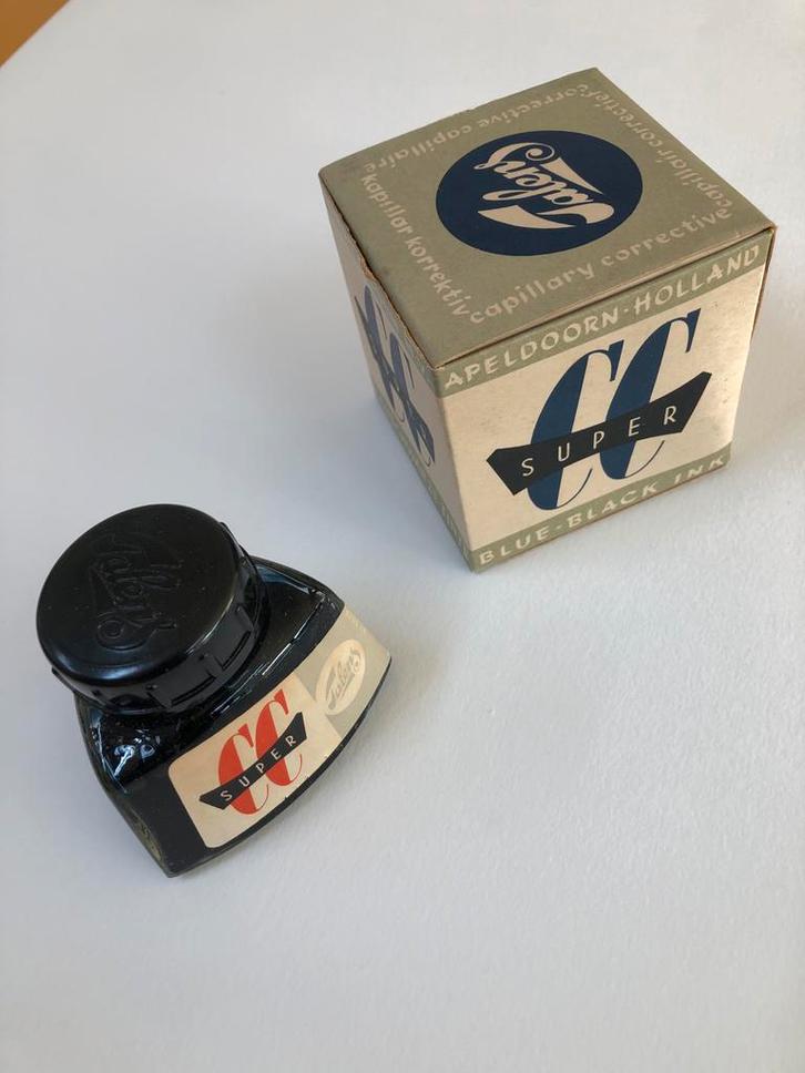 Talens Inkt Zwart & Blauwzwart - Collectors Items, Antiek en Kunst, Antiek | Kantoor en Zakelijk, Ophalen of Verzenden