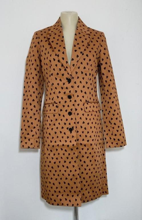 gedessinneerde kerriegele zomerjas van Zilch Amsterdam, Kleding | Dames, Jassen | Zomer, Nieuw, Maat 36 (S), Geel, Verzenden