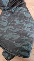 Jas gevoerd the north face camouflage groen, The North Face, Ophalen of Verzenden, Zo goed als nieuw, Jongen