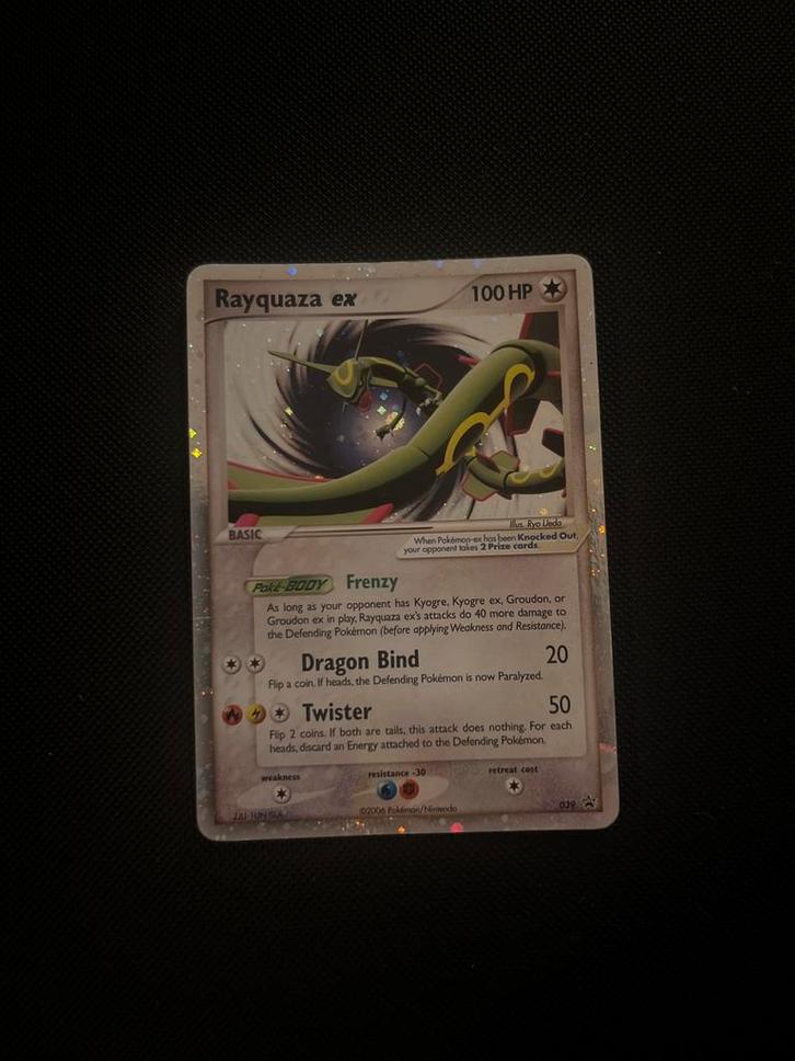 Rayquaza Ex - Pokemon Promo - #039, Hobby en Vrije tijd, Verzamelkaartspellen | Pokémon, Gebruikt, Ophalen of Verzenden