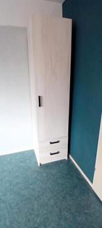Mooie licht eiken fineer ééndeurs kast 201x50x50 cm, Ophalen, 50 tot 100 cm, Zo goed als nieuw, 25 tot 50 cm