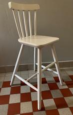 Houten witte stoel voor kinderen, Gebruikt, Wit, Eén, Hout