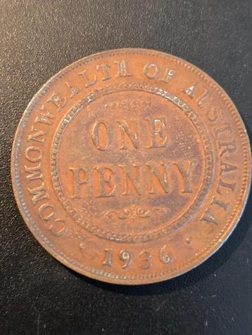 Munten Australie 3 st. 1 penny, 5 + 10 cent  beschikbaar voor biedingen
