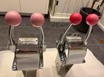 Teleflex Morse Twin S Gashendels, Watersport en Boten, Bootonderdelen, Ophalen of Verzenden, Gebruikt, Motor en Techniek, Motorboot