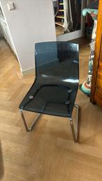 2 blauwe kunsstof IKEA stoelen €25/stuk., Ophalen of Verzenden, Zo goed als nieuw, Blauw, Eén