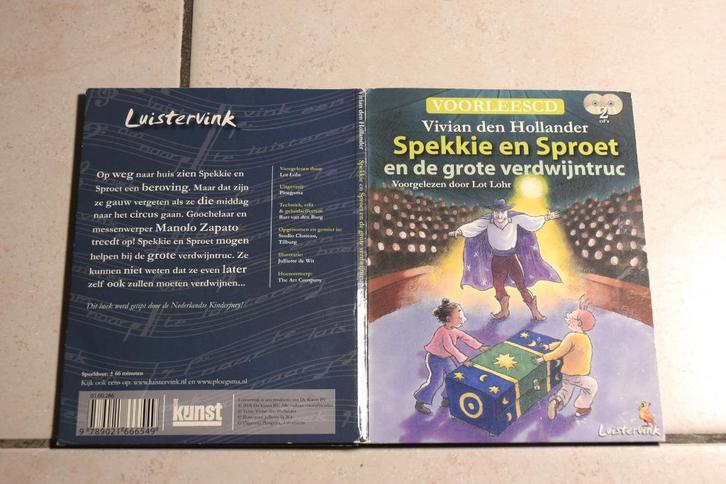 Luisterboek Spekkie en Sproet en de grote verdwijntruc, Boeken, Luisterboeken, Cd, Kind, Ophalen of Verzenden