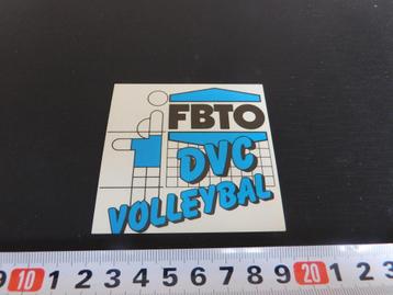 sticker FBTO  DVC  Volleybal  beschikbaar voor biedingen
