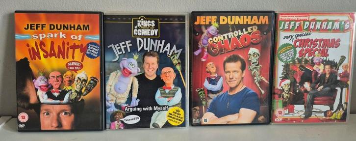 4x Jeff Dunham, Cd's en Dvd's, Dvd's | Cabaret en Sketches, Zo goed als nieuw, Ophalen of Verzenden