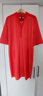 Zip73 rode jurk met zakken. Mt XL, Knielengte, Ophalen of Verzenden, Zo goed als nieuw, Maat 46/48 (XL) of groter