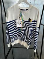 Msgm trui sweater s pull blauw wit €365 nieuw, Kleding | Dames, Ophalen of Verzenden, Zo goed als nieuw, Blauw