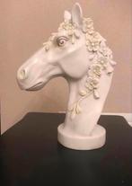 Paarden hoofd marmer, Verzamelen, Beelden en Beeldjes, Ophalen of Verzenden, Zo goed als nieuw, Dier