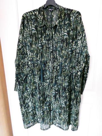 Zgan donkergroene wijde jurk van Didi maat 44 beschikbaar voor biedingen