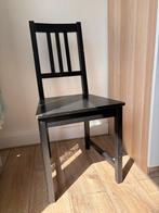 Zwarte Houten Stoel, Ophalen, Gebruikt, Zwart, Eén