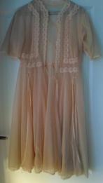 vintage negligé met bijpassende ochtendjas S, Ophalen of Verzenden, Gedragen, Maat 36 (S)
