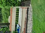Frans klapbank opknapper, Ophalen, Schuur, Zonder ramen, Hout