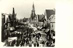 Markt - Schagen - volk kerk - ongelopen, Verzamelen, Ophalen of Verzenden, Voor 1920, Ongelopen, Zeeland