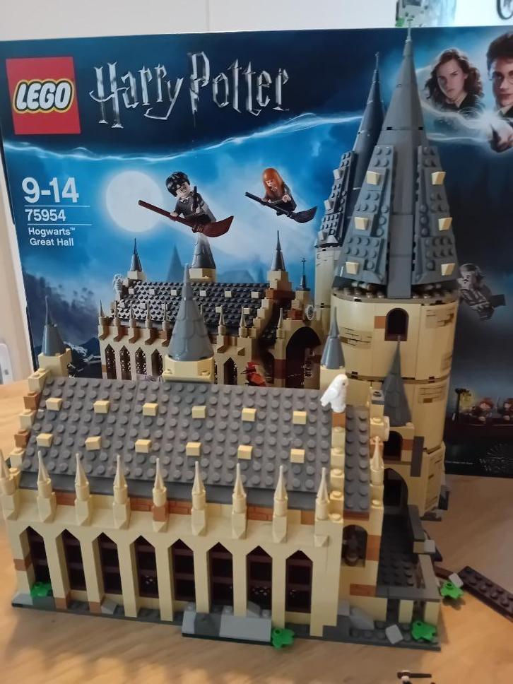 Lego 75954 Hogwarts great hall, Kinderen en Baby's, Speelgoed | Duplo en Lego, Zo goed als nieuw, Lego, Complete set, Ophalen of Verzenden