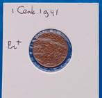 1 Cent 1941 - Wilhelmina, Postzegels en Munten, Munten | Nederland, Koningin Wilhelmina, 1 cent, Losse munt, Verzenden