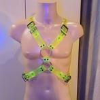 Neon Gele Harnas - Blacklight Reactief, Ophalen of Verzenden, Nieuw