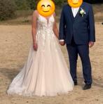 Donkerblauw 3-delig trouwpak - Maat 60/29, Blauw, Ophalen of Verzenden, Zo goed als nieuw, Heren van Harinxma