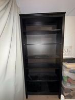 Hemnes Boekenkast - Zwartbruin, Ophalen, Met plank(en), Gebruikt, 50 tot 100 cm