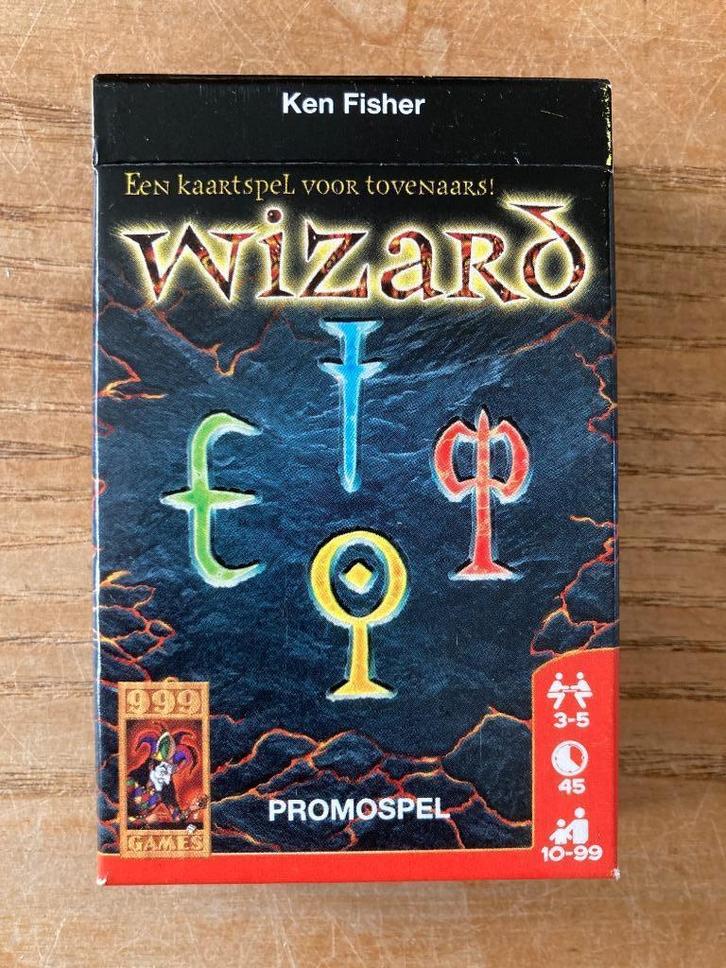 999 games - Wizard promospel (3-5 spelers, 10+jaar) nieuw, Hobby en Vrije tijd, Gezelschapsspellen | Kaartspellen, Nieuw, Drie of vier spelers