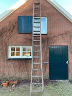 Oude houten ladder 14 treden, Ophalen, Gebruikt, Ladder, 4 meter of meer