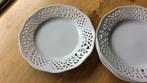 Schumann / form Marienbad   4 bordjes  wit,brocante, Huis en Inrichting, Keuken | Servies, Gebruikt, Ophalen of Verzenden, Bord(en)