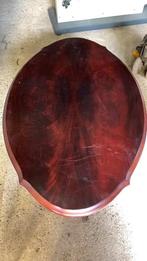 notenhouten salontafel, Ophalen, Gebruikt, 100 tot 150 cm, 50 tot 100 cm