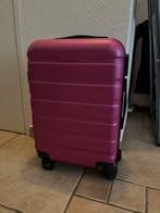 Roze kleine koffer, Hard kunststof, Minder dan 50 cm, Zo goed als nieuw, Minder dan 35 cm