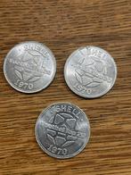 Shell Voetbal Muntjes 1970 - Krol, Jansen, Drost, Verzamelen, Ophalen of Verzenden