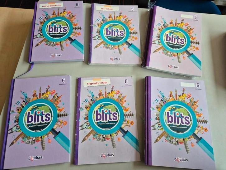 Blits Studievaardigheden Groep 5 - Complete Set Nieuw, Boeken, Schoolboeken, Zo goed als nieuw, Overige vakken, Overige niveaus