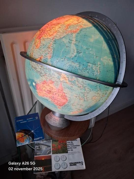 Wereldbol Columbus Verlag 423459H, Huis en Inrichting, Woonaccessoires | Wereldbollen, Zo goed als nieuw, Ophalen